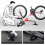 Mechanical Support Stand For Bicycle Repairs With Non Slip Base And Brackets 5