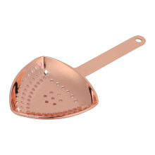 Stainless Steel Copper Plated Cocktail Strainer - Strong and Decorative