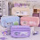 (Black) Large capacity pencil case 4