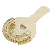 Small Portable Cocktail Strainer, Rust Proof Stainless Steel Bartending Strainer, Hawthorne Strainer Design for Smooth Pouring, Removable Spring