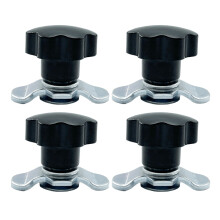 L Track Fittings Heavy Duty Single Stud Anchor with Ergonomic AntiSlip Grip for Vehicle and Airplane