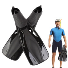 Swim Fins Snorkeling Diving Swimming Adult Flippers,1 Pair Adjustable Diving Flippers Training Equipment for Beach Pool Sea Shallow Deep Water
