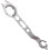 Angle Grinder Push Wrench, DoubleHead Claw Wrench, Professional Maintenance Tool for Machine , Disassembly Accessory 4