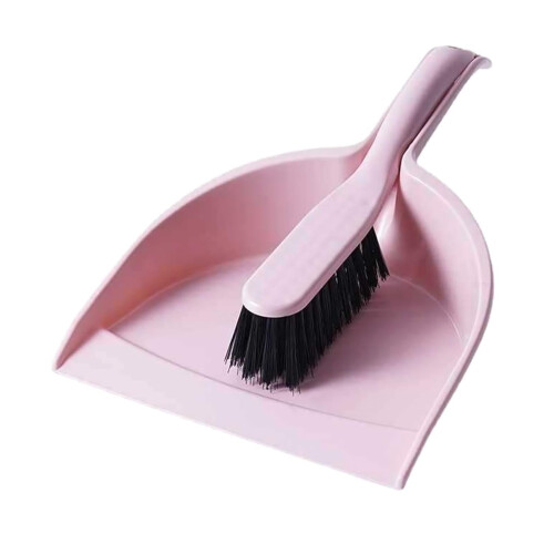 Small Broom and Dustpan Set with Long Handle for Home Kitchen Office Cleaning Tools
