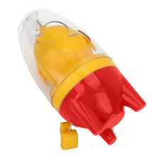 Portable Egg Spinner with High Torsion Rotation - Red Silicone Pad