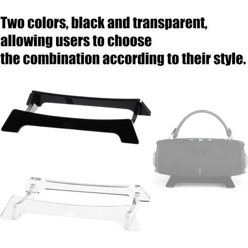 Desktop Base Nonslip Loudspeaker Stand For Dedicated Models, Acrylic Mounting Base, Holder Bracket, Simple Assembly 2