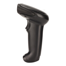 MJ 6706DS 1D/2D Handheld Barcode Scanner, Black, Ergonomic Wired Use