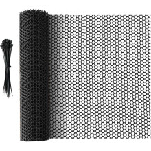 Plastic Garden Fence ABS Poultry Netting Roll with Smooth Edges for Chicken Rabbit Puppy