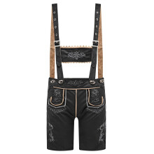 Bavarian Motorcycle Leather Trousers Set Short Leather Jeans Ref: 9999