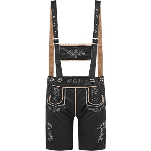 Bavarian Motorcycle Leather Trousers Set Short Leather Jeans Ref: 9999 1