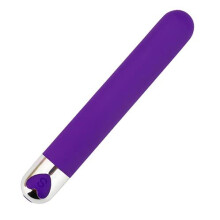 Women Self Pleasure Strong Shock Bullet Wand Massager, 10 Modes, Waterproof Mini Bullet Rod, Purple