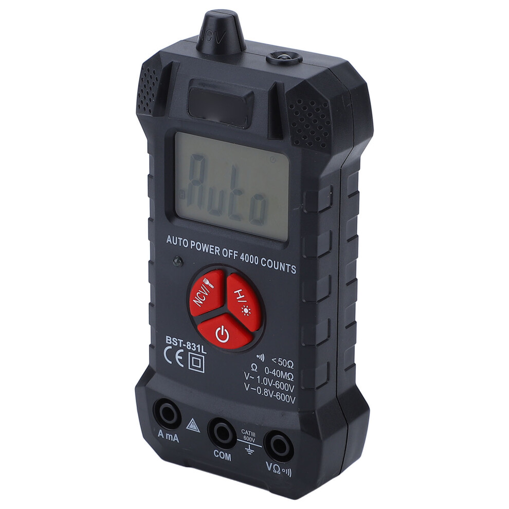Multimeter 4000 Counts True Rms, Lcd Auto Range, Led Light 4651374157232