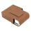 Durable PU Cigarette Case for Men with Lighter Slot Brown 20 Pack Capacity 9