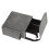 Gray PU Cigarette Case for Men 20 Pack Wallet with Built-in Lighter Holder 1
