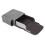 Gray PU Cigarette Case for Men 20 Pack Wallet with Built-in Lighter Holder 14