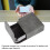 Gray PU Cigarette Case for Men 20 Pack Wallet with Built-in Lighter Holder 11