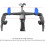 Bike Lightweight  Stand Inverted Bicycle Maintenance Rack Supports Handlebars Frame Alignment 2