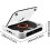 CD Player Portable Bluetooth Music CD Runner With Cover, 6 Modes AB Repeat, Timer, Remote, Home Desktop Use, White 2