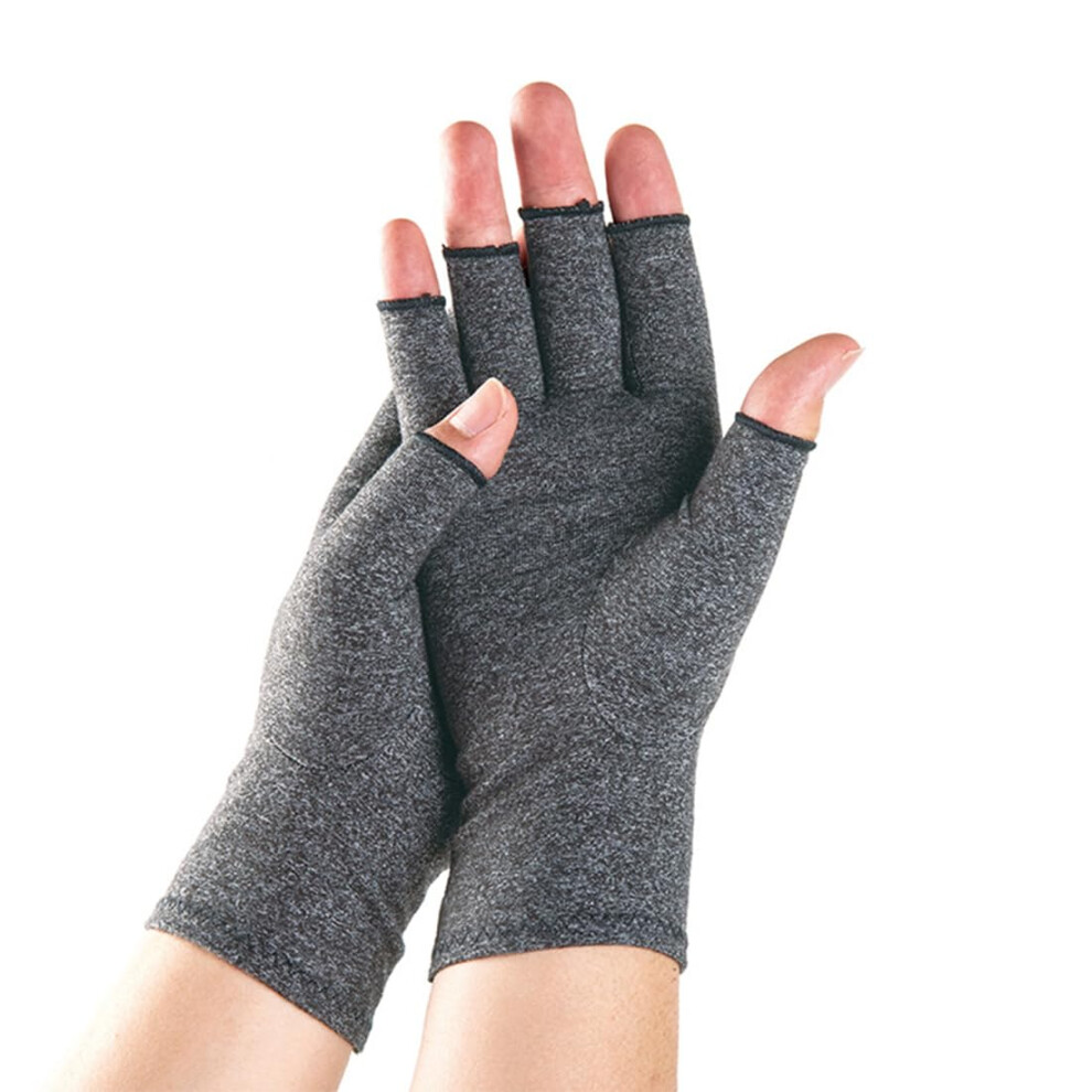 AntiArthritis Gloves, Fingerless Compression for Pain Relief, Carpal Tunnel