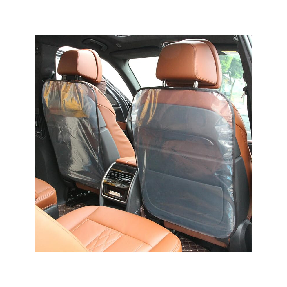 2 Pcs Waterproof Car Seat Organizer For Renault Captur 20142018 Back Seat Protector With Mesh Pockets 9382693984029