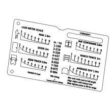 Portable Multifunctional Distance Measuring Ruler for People, Doors, Trucks, Ranch