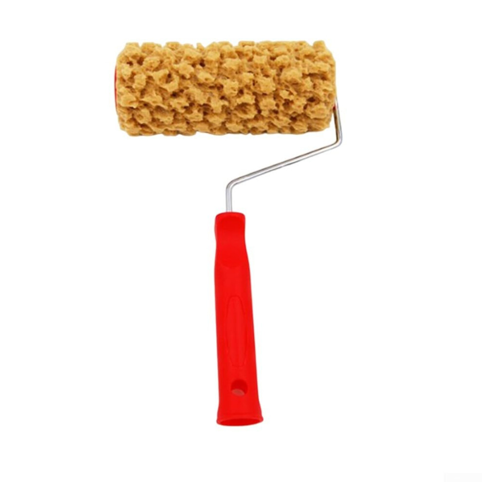 Pattern Plastic Roller Paint Sponge Applicator Seaweed Pattern Wall Texture Tool With Stainless Steel Handle M90c Home 9199774704915