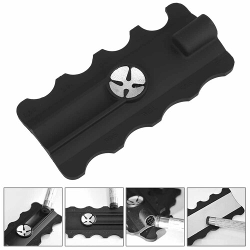 Pool Cue Tips Repair Tool, Billiards Cue Tip Shaper For Consistent Performance, Aerator & Burnisher Solid Construction, Multi Functional Radius 1
