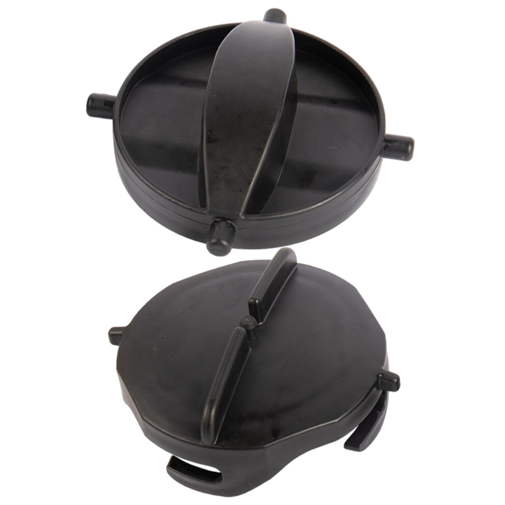 2Pcs Rv Sewer Cap, Double Ear Snapon Plastic Hose End Cap, Anti Aging For Rv Sewer System, Hose End 9382693851185