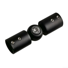 Adjustable Rod Corner Connector 90180 Degree 304 Stainless Steel Black 19mm Curtain Rod Connector For Bay Windows