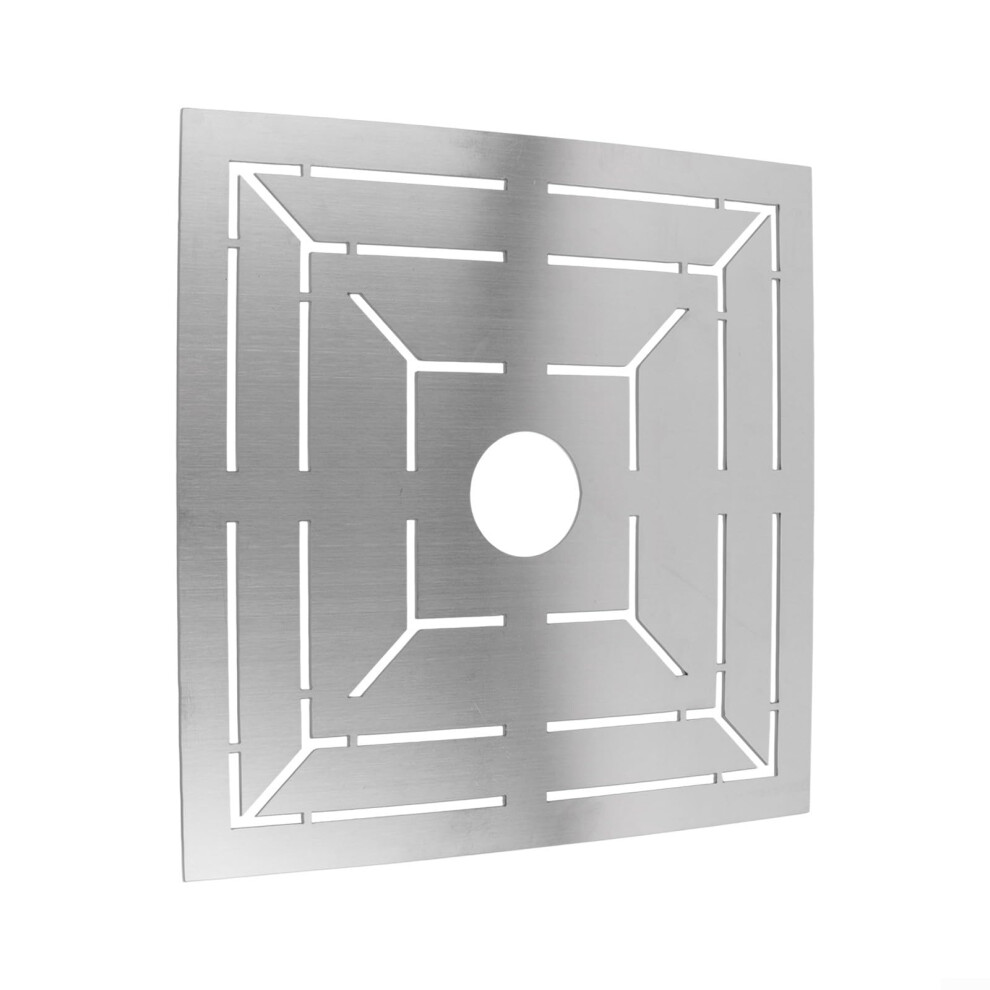 Stainless Steel Flowershaped Floor Drain Ruler 20X20cm, 30X30cm, Tile Measurement Locator For Placement And Cutting 9426802660043