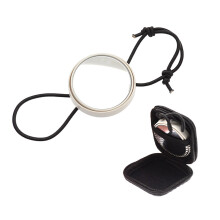 Adjustable Round Dive Rearview Glasses Elastic Rope Strap For Snorkeling And Cave Diving Equipment White