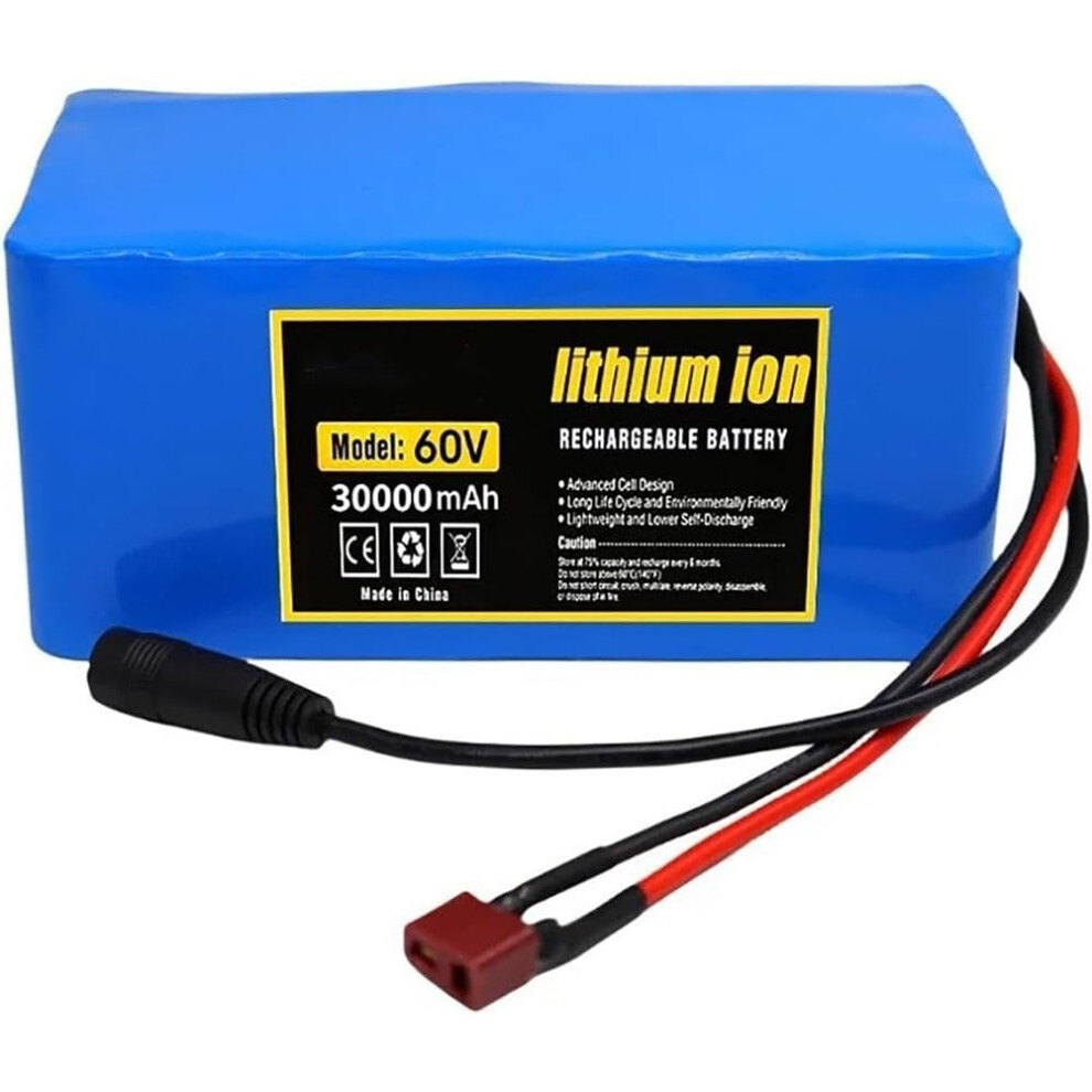 60V Liion Battery 30Ah 16S2p Battery Pack For 500W800w Ebike/Scooter, With Bms, 67.2V 2A Charger (T) 9189345386824
