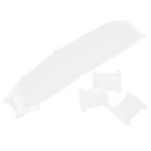 Solide broderitrådspoler i slitesterkt materiale, vanntett, flat trådklips, glatt overflate, for organisering av trådoppbevaringsrom og