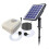 Solar Pond Aerator 3W Solar Oxygen Pump with USB Charging and 14Hour Continuous Operation White 1