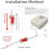 Solar Pond Aerator 3W Solar Oxygen Pump with USB Charging and 14Hour Continuous Operation White 2