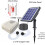 Solar Pond Aerator 3W Solar Oxygen Pump with USB Charging and 14Hour Continuous Operation White 4