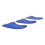 3PCS Surfbrett Thruster Flossen Fiberglas Fishtail 3