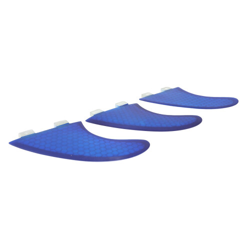 3PCS Surfbrett Thruster Flossen Fiberglas Fishtail 2