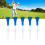 5 stücke Golf Tees Höhe Einstellbar Stabile Blau 12