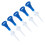 5 stücke Golf Tees Höhe Einstellbar Stabile Blau 5
