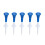 5 stücke Golf Tees Höhe Einstellbar Stabile Blau 2