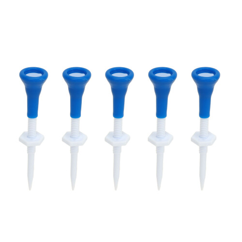 5 stücke Golf Tees Höhe Einstellbar Stabile Blau 1