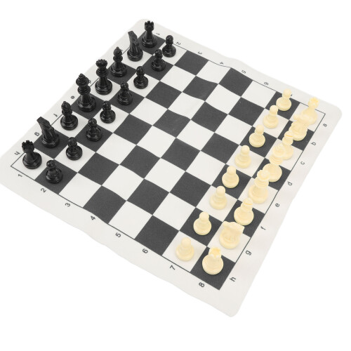 Tragbares Schach-Dame-Set, aufrollbares 2