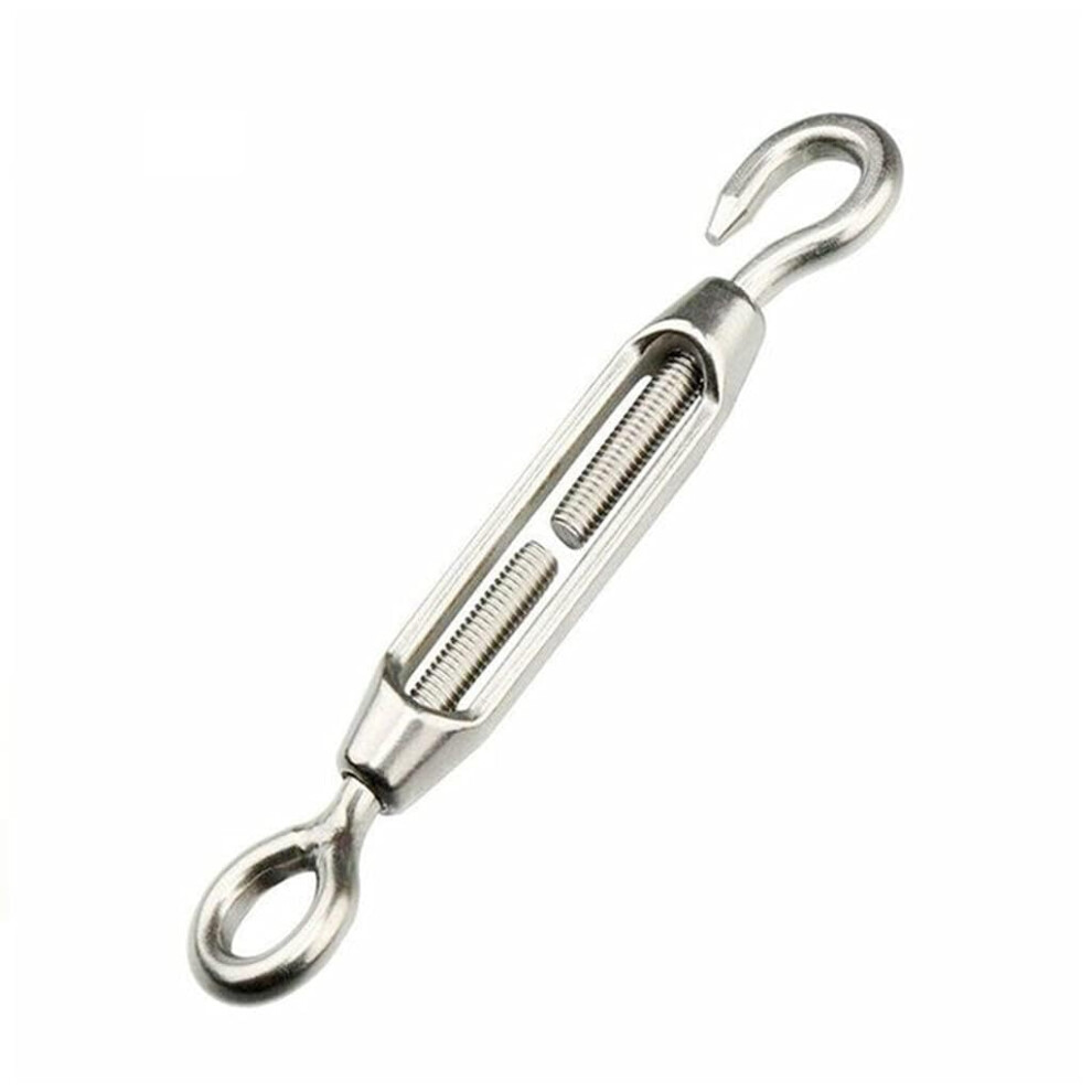 M5 304 Stainless Steel Turnbuckle Hook And Eye For Rope Cable Chain Adjustable Tension 9382693985774