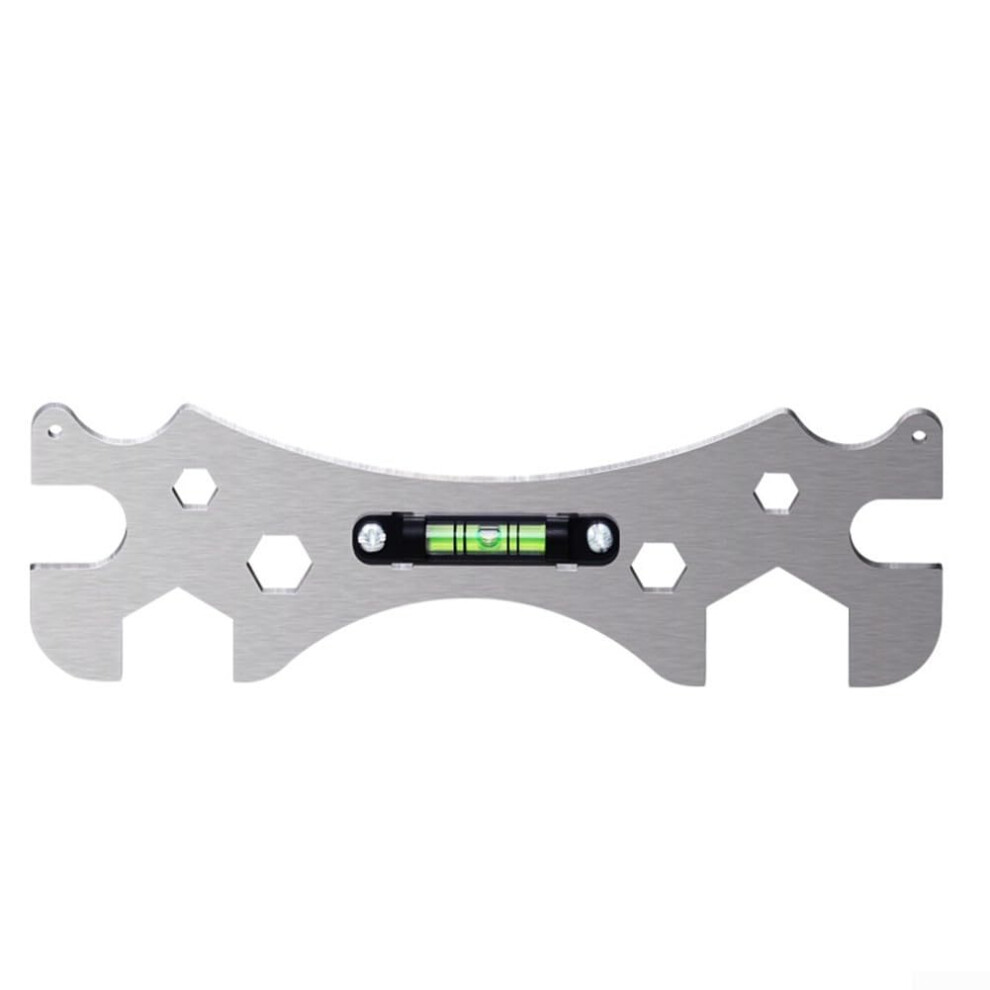 Adjustable Bathroom Wrench Tool With Builtin Level Ruler For Faucet Measurements 1Pc Wrench 9426802660906