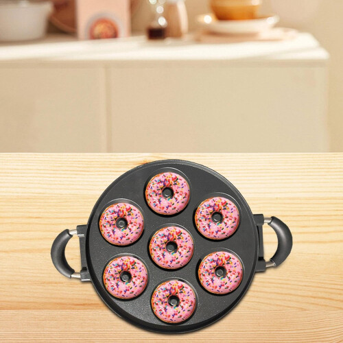 Donut Maker Pan for Quick Mini Treats with 7 Slots 1