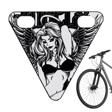 Bike Reflectors For Adult Bikes Triangle Plate Visibility Enhancer For Touring Racing Urban Cycling Night Riding