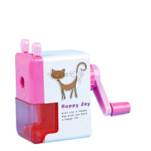 (027 Pink) Hand Roll Pencil Shapper