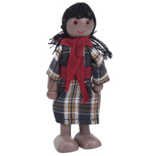 Familie Puppe Figuren Kiefer Miniatur Menschen