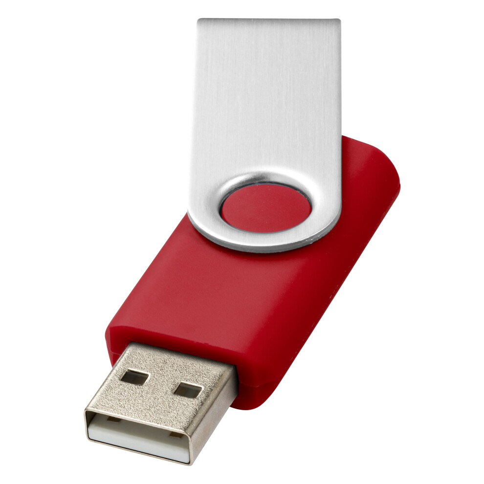 Bullet Red/Silver (2Gb, ) Rotate Basic Usb Flash Drive